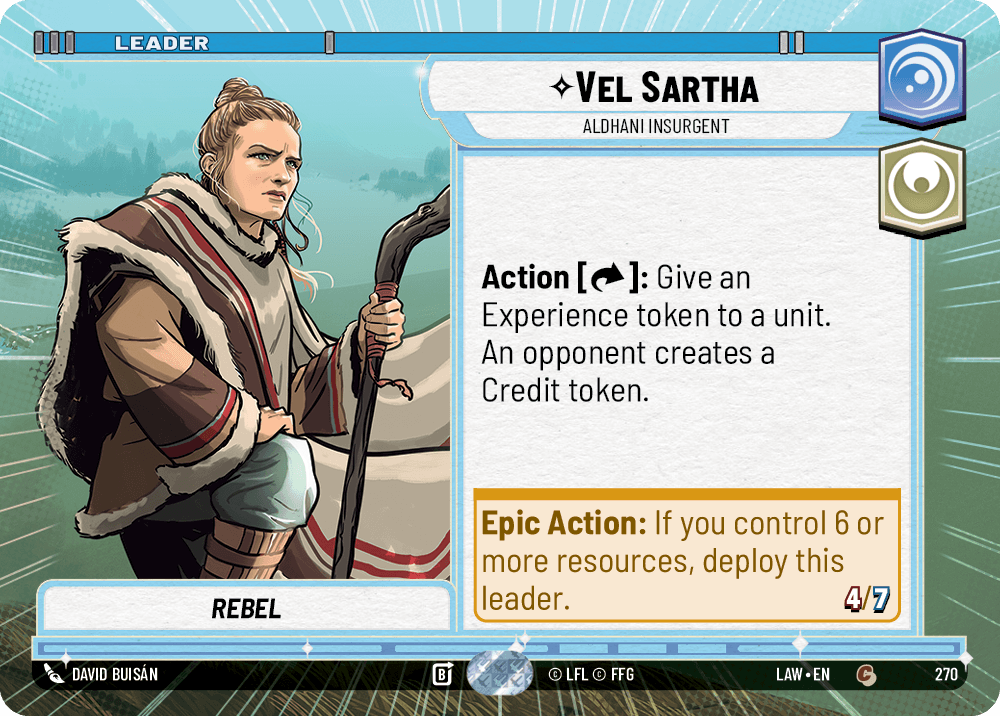 【LAW270/EN】Vel Sartha - Aldhani Insurgent (Hyperspace)