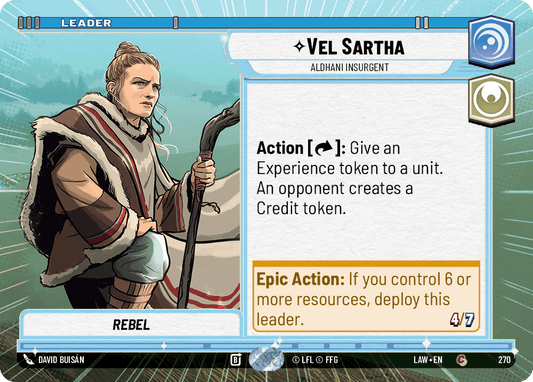 【LAW270/EN】Vel Sartha - Aldhani Insurgent (Hyperspace)