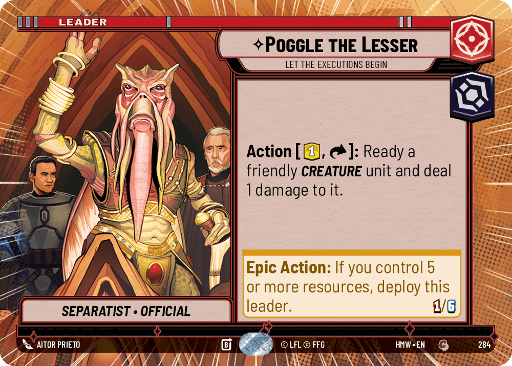 【HMW284/EN】Poggle the Lesser - Let the Executions Begin（HYPERSPACE）