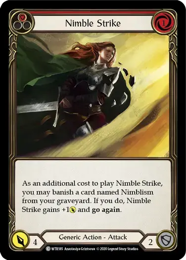 【U-WTR185/EN/RF】Nimble Strike[Red]