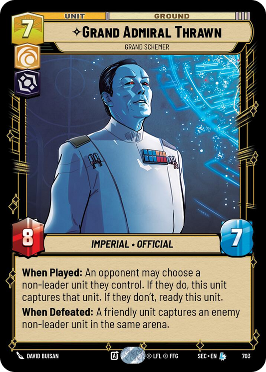 【SEC0703/EN】Grand Admiral Thrawn - Grand Schemer (Foil)