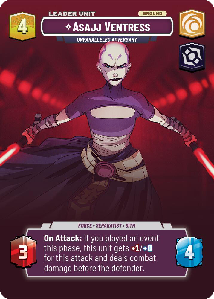 【TWI271/EN】Asajj Ventress - Unparalleled Adversary(Showcase)