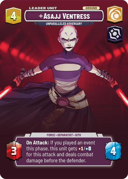【TWI271/EN】Asajj Ventress - Unparalleled Adversary(Showcase)