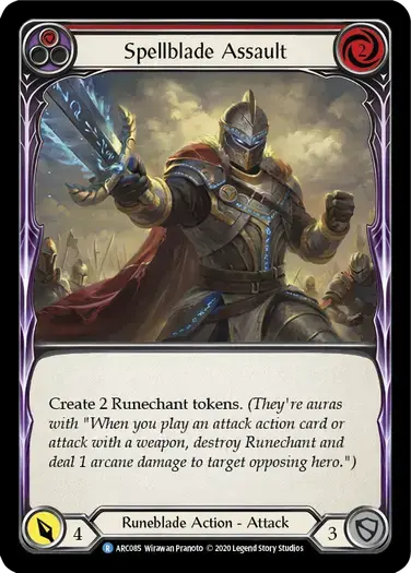 【U-ARC085/EN】Spellblade Assault[Red]