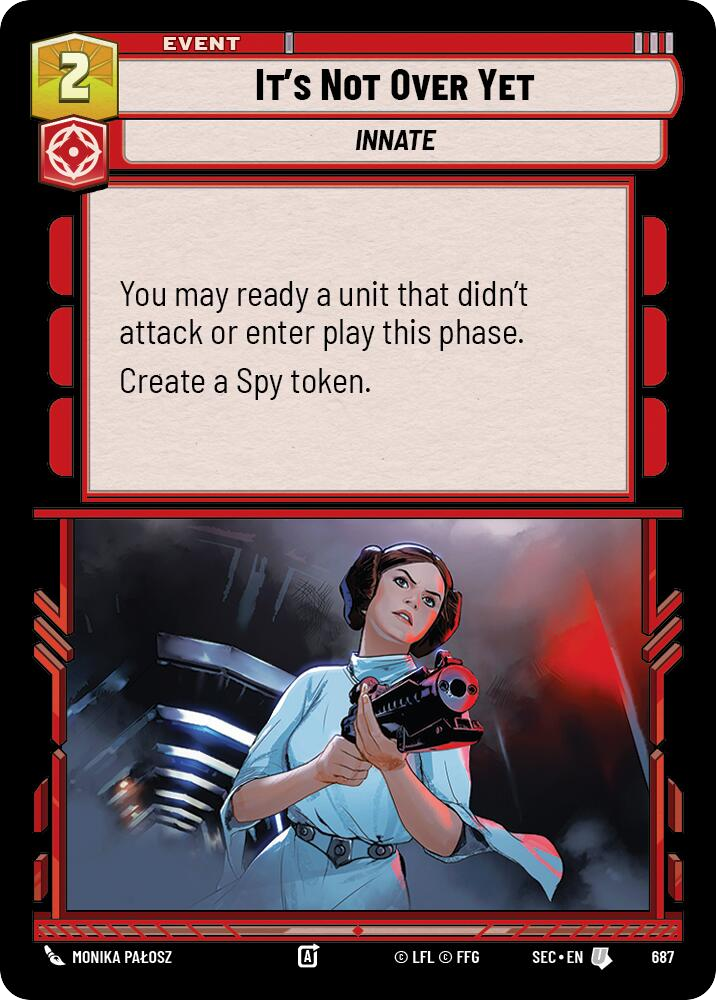 【SEC0687/EN】It's Not Over Yet (Foil)
