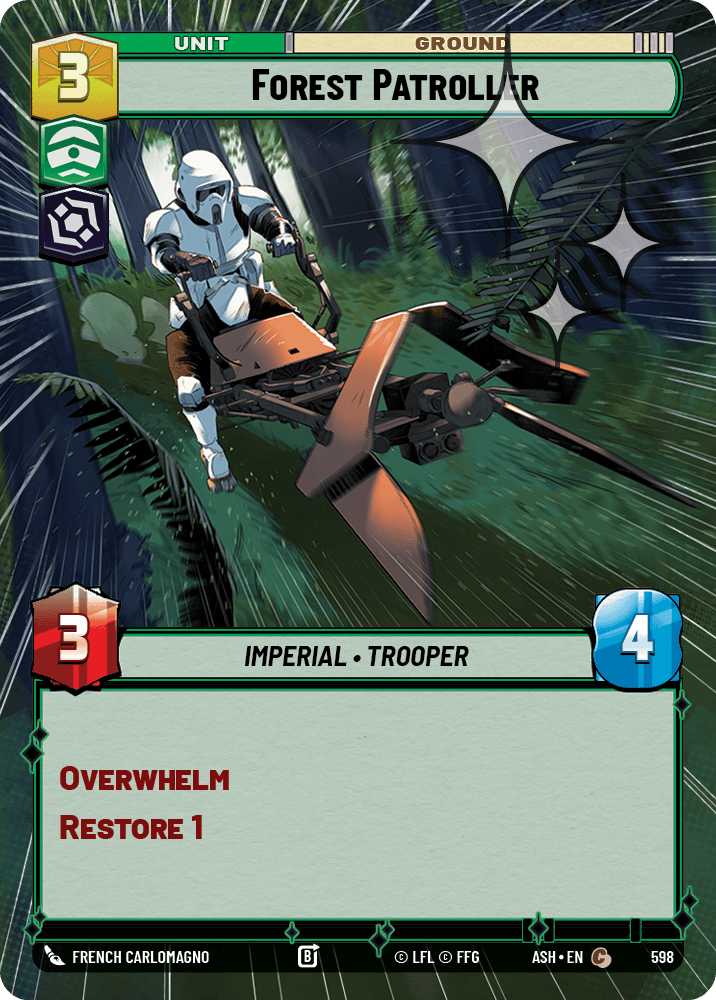 【ASH598/EN】Forest Patroller (Hyperspace/Foil)