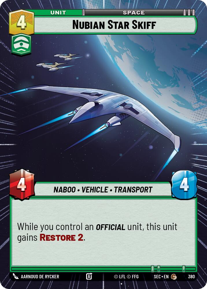 【SEC0380/EN】Nubian Star Skiff (Hyperspace)