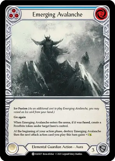 【ELE027/EN】Emerging Avalanche[Blue]