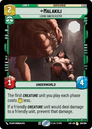【LOF108/EN】Malakili - Loving Rancor Keeper