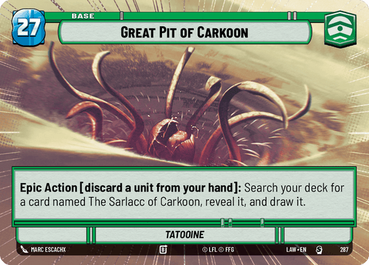 【LAW287/EN】Great Pit of Carkoon (Hyperspace)