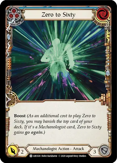 【U-ARC028/EN】Zero to Sixty[Blue]