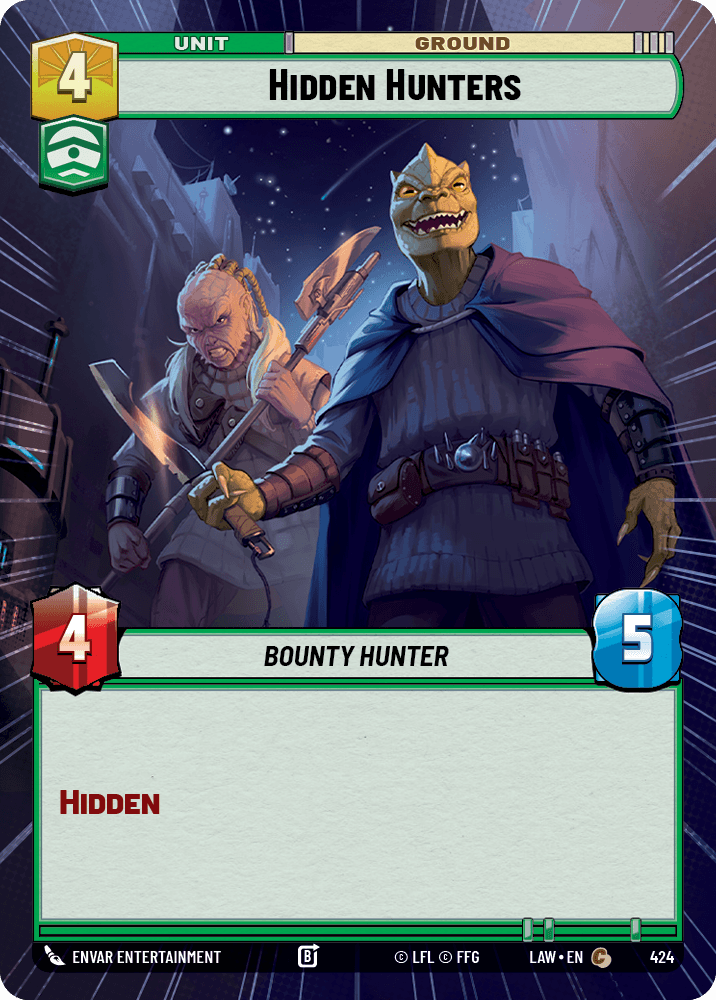 【LAW424/EN】Hiden Hunters (Hyperspace)