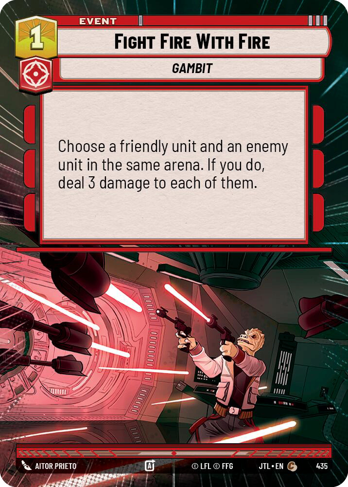 【JTL435/EN】Fight Fire With Fire (Hyperspace)