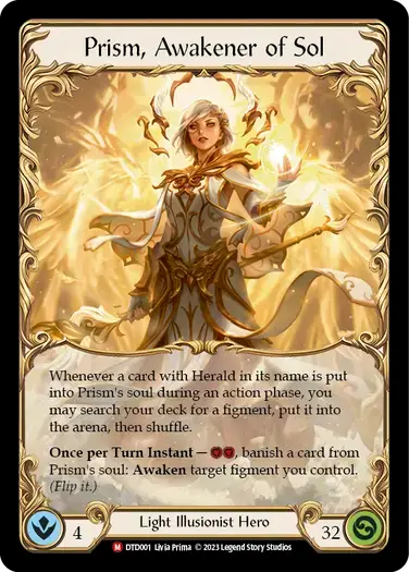 【DTD001/EN】Prism, Awakener of Sol