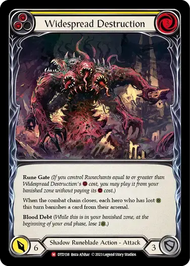 【DTD138/EN】Widespread Destruction