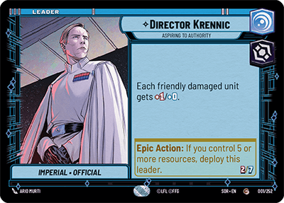 【SOR001/EN】Director Krennic - Aspiring to Authority