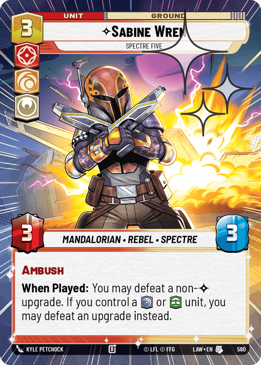 【LAW580/EN】Sabine Wren - Spectre Five (Hyperspace/Foil)