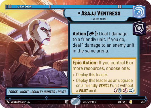 【JTL263/EN】Asajj Ventress - I Work Alone(Hyperspace)