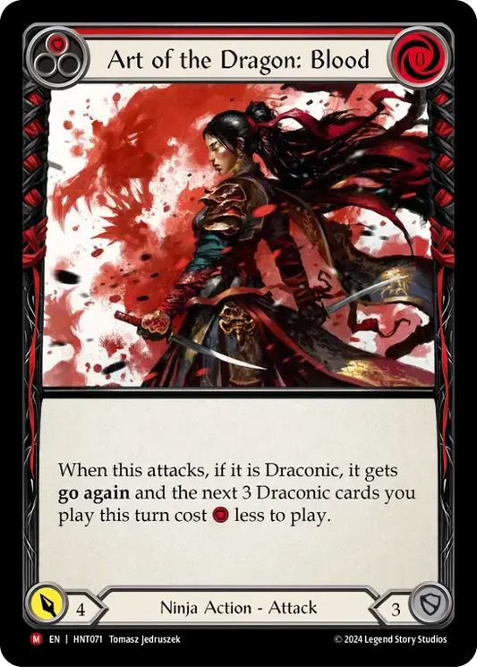 【HNT071/EN】Art of the Dragon: Blood/竜の技：血