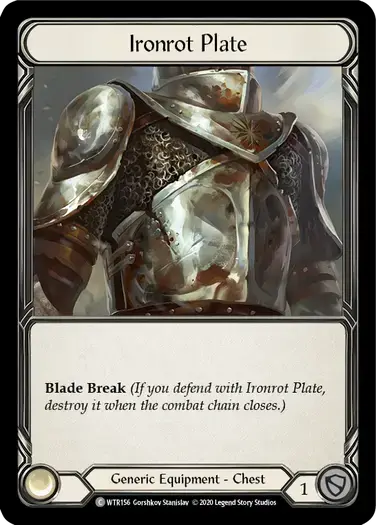 【U-WTR156/EN/RF】Ironrot Plate