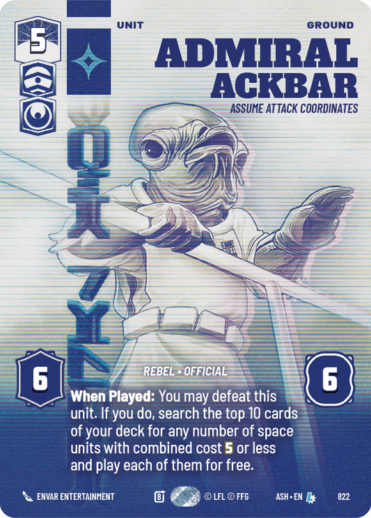 【ASH822/EN】Admiral Ackbar - Assume Attack Coordinates (Prestige)