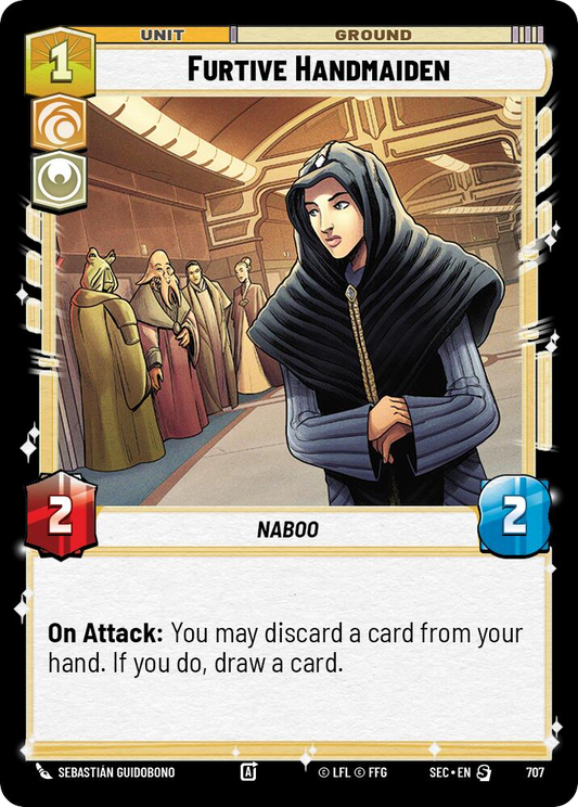 【SEC0707/EN】Furtive Handmaiden (Foil)