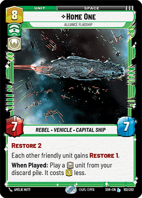 【傷あり特価】【SOR102/EN】Home One - Alliance Flagship