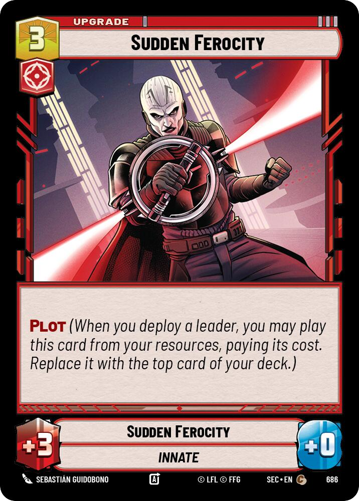 【SEC0686/EN】Sudden Ferocity (Foil)