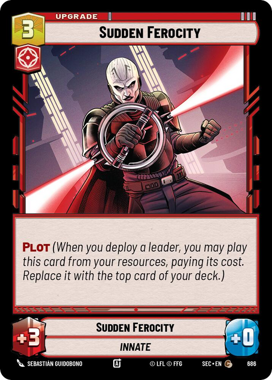【SEC0686/EN】Sudden Ferocity (Foil)