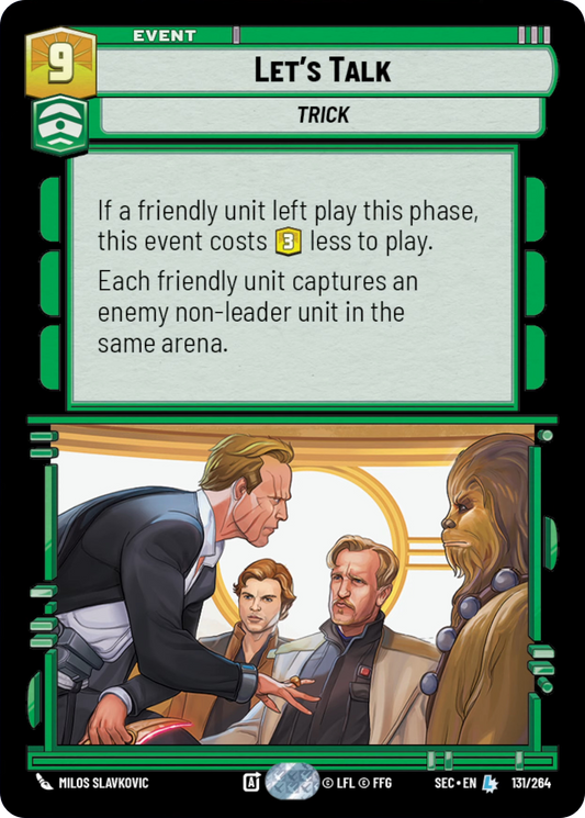 【SEC0131/EN】Let's Talk