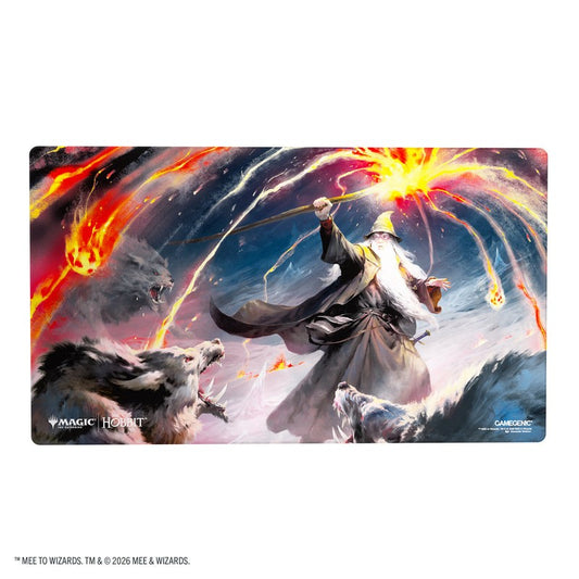 【GAMEGENIC】Magic: The Gathering | The Hobbit Shiny Playmat - Gandalf, Shadow's Foe※配送方法はゆうパックをご選択ください