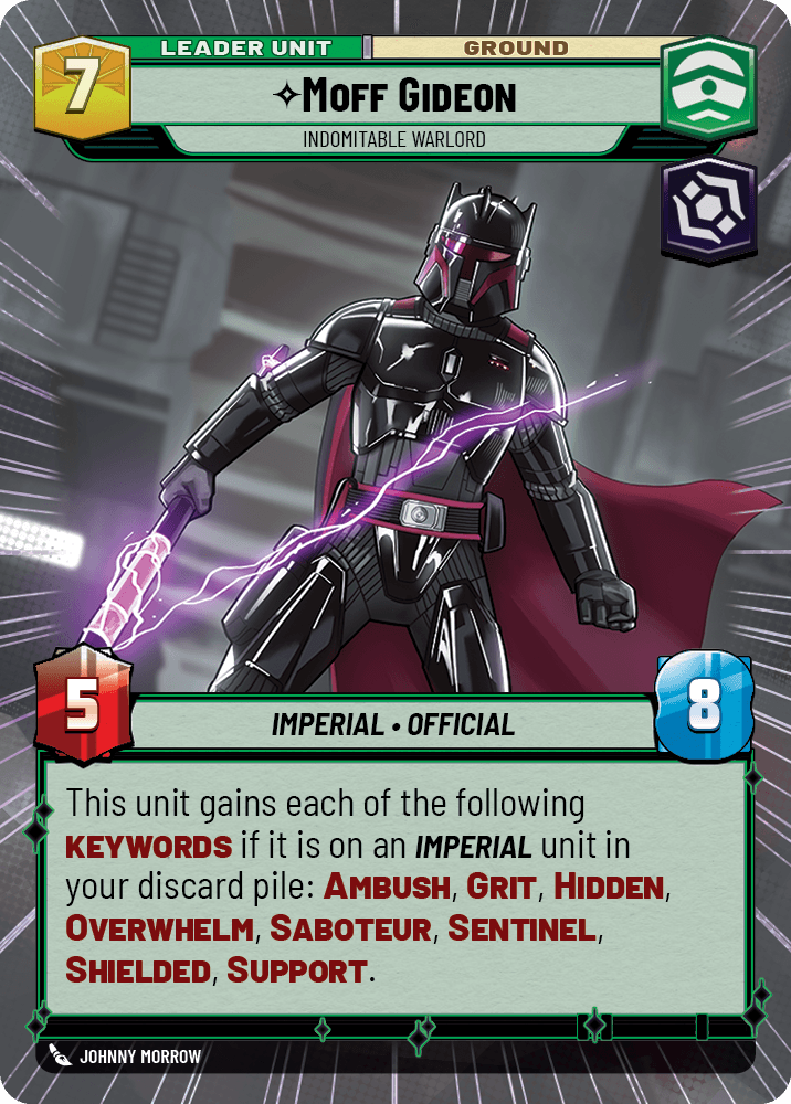 【ASH272/EN】Moff Gideon - Indomitable Warlord (Hyperspace)