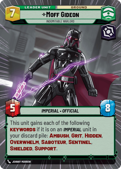 【ASH272/EN】Moff Gideon - Indomitable Warlord (Hyperspace)