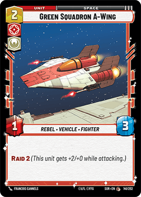 【傷あり特価】【SOR141/EN】Green Squadron A-Wing