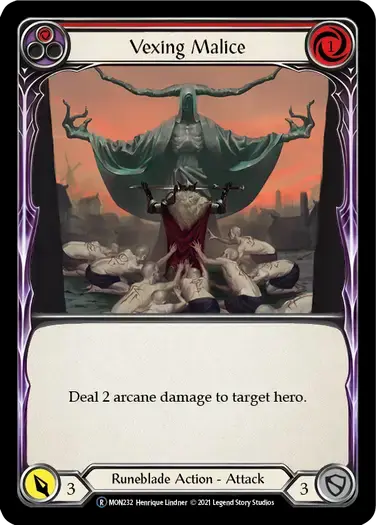 【U-MON232/EN/RF】Vexing Malice[Red]