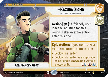 【JTL280/EN】Kazuda Xiono - Best Pilot in the Galaxy(Hyperspace)