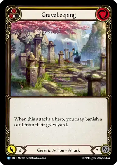 【MST201/EN】Gravekeeping/墓守り[Yellow]
