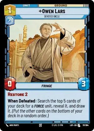 【LOF057/EN】Owen Lars - Devoted Uncle