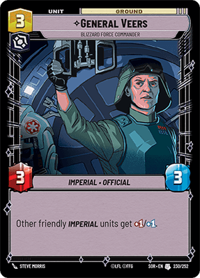 【SOR230/EN】General Veers - Blizzard Force Commander